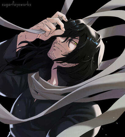 Shouta Aizawa from the anime My Hero Academia